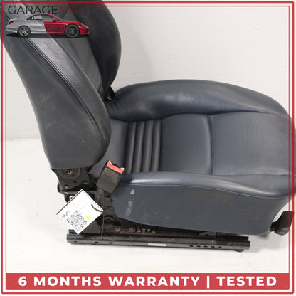 2001-2005 Porsche 911 Carrera 996 Front Left Driver Side Complete Seat Blue OEM