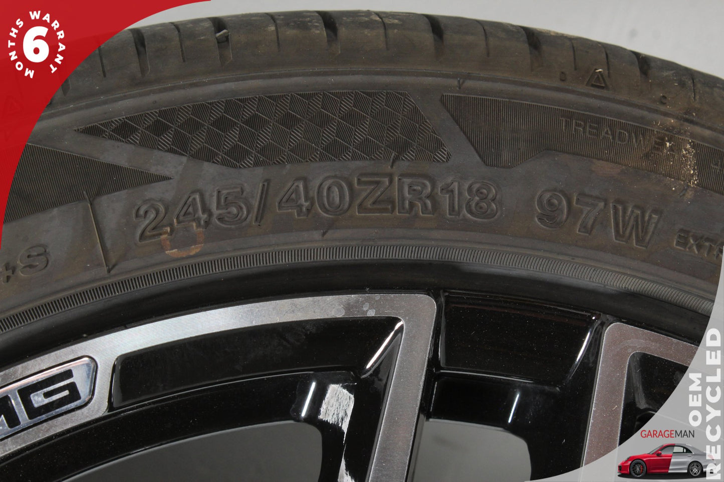 2015-2021 Mercedes-Benz C300 W205 Wheel Rim 18x9.5J w/ Tire A2124010300