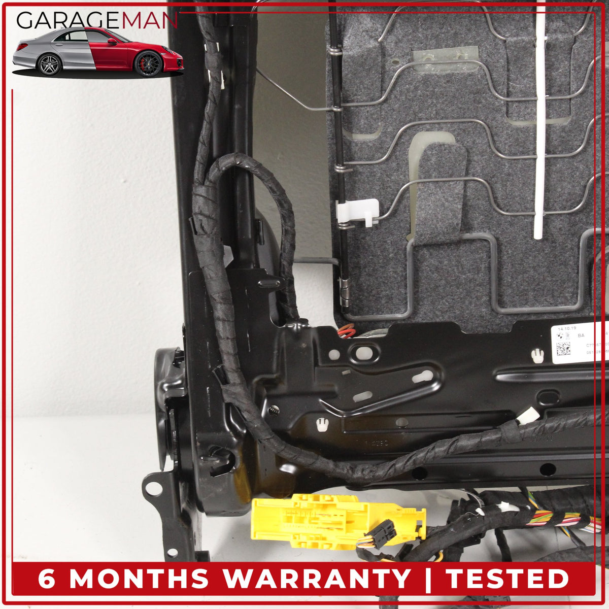 2017-2023 BMW 530e G30 Front Right Side Seat Backrest Frame Rail 7410469 OEM