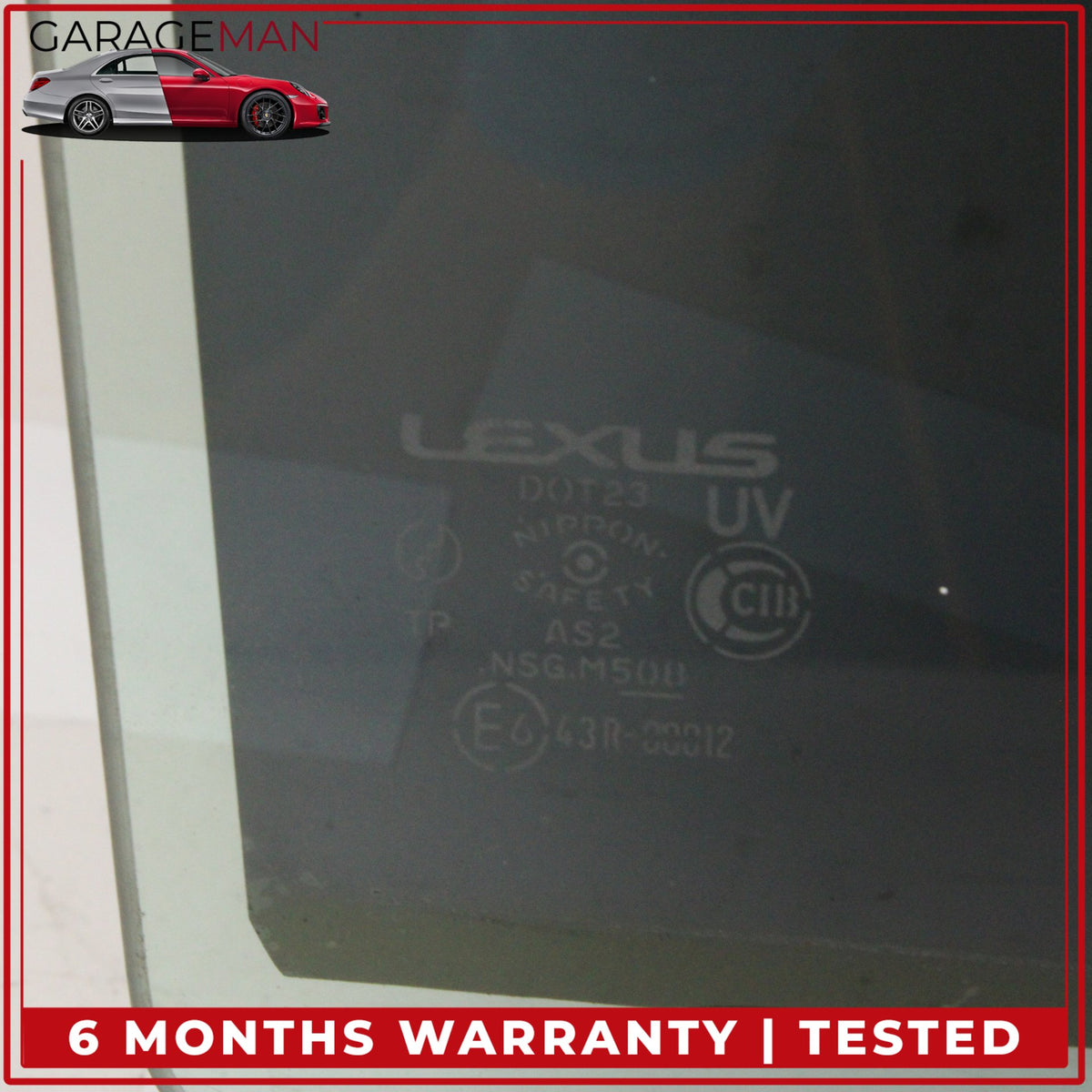 2001-2006 Lexus LS430 XF30 Rear Right Passenger Side Door Window Glass OEM