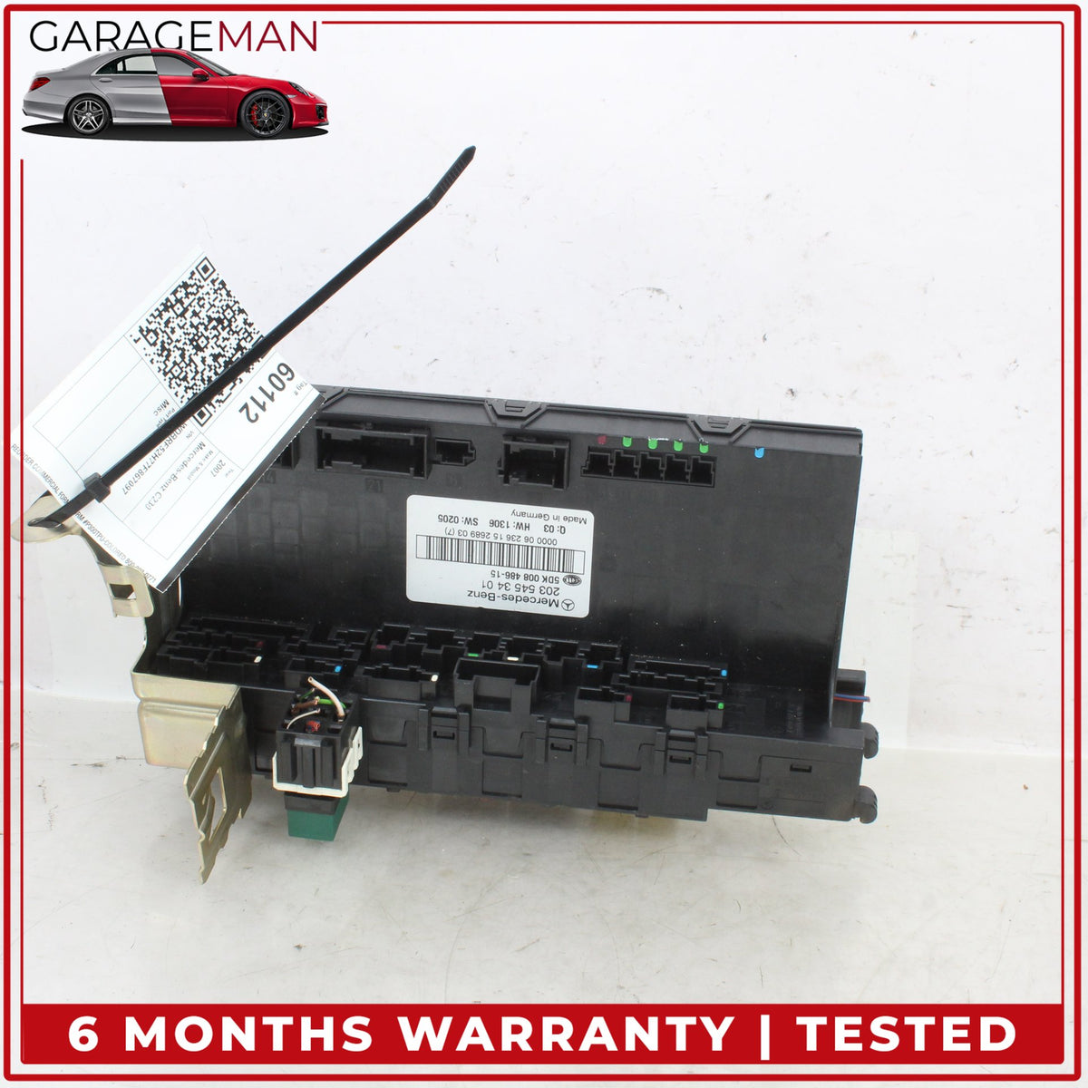 2001-2009 Mercedes W203 C230 Rear SAM Module Relay Fuse Box 2035453401 OEM