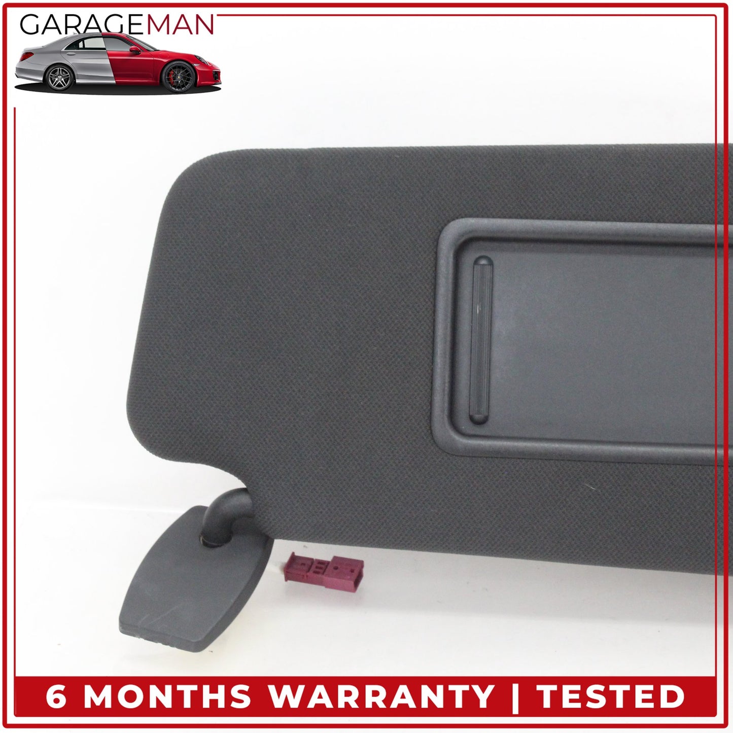 2011-2016 BMW 550i Front Right Passenger Side Sun Visor Sunvisor Black OEM
