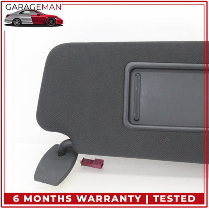 2011-2016 BMW 550i Front Right Passenger Side Sun Visor Sunvisor Black OEM