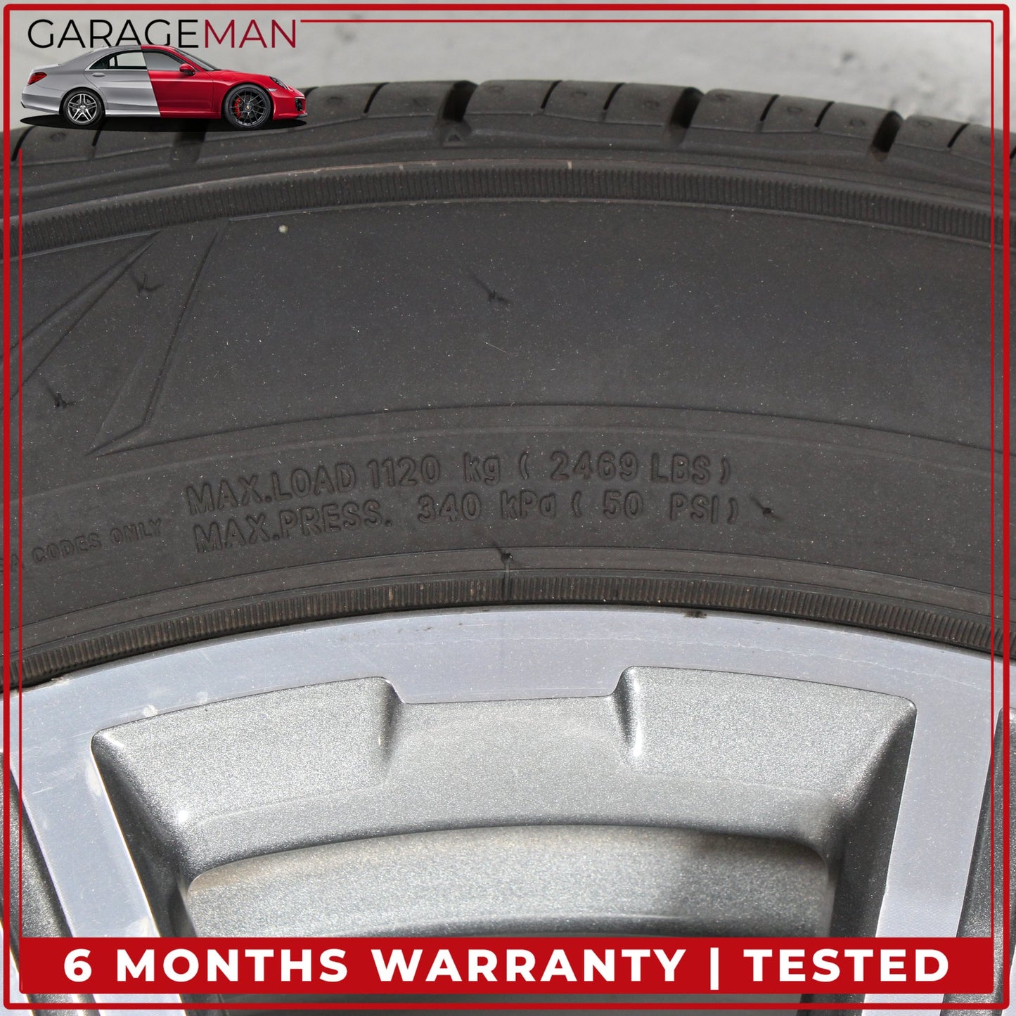 2017-2025 Audi Q7 SQ7 10 Spoke Wheel Rim w/ Tire 9JX20H2 ET33 4M0601025AD OEM