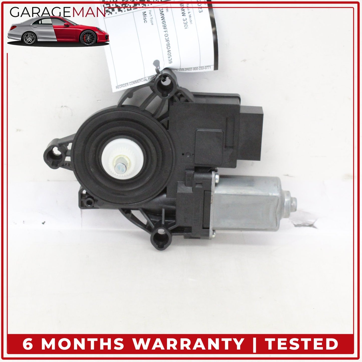 2019-2025 BMW 330i Rear Left Driver Side Window Regulator Motor 5A607F3 OEM