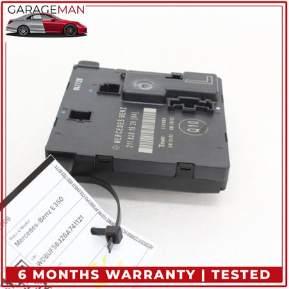 2003-2006 Mercedes-Benz E350 W211 Sedan Left Rear Door Control Module 2118201526 OEM