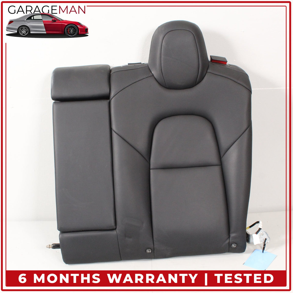 2017-2023 Tesla Model 3 Rear Upper and Lower Seat Assembly w/ Bolster Black OEM