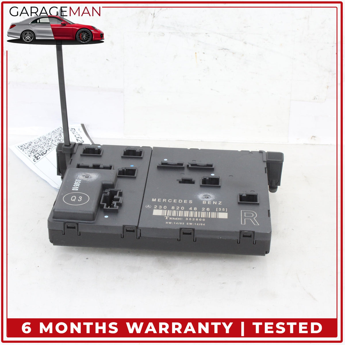 2003-2012 Mercedes R230 SL500 Front Right Door Control Module 2308204826 OEM