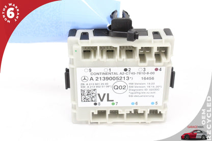 17-19 Mercedes-Benz E400 W213 Wagon Left Front Door Control Module 2139005213 OEM