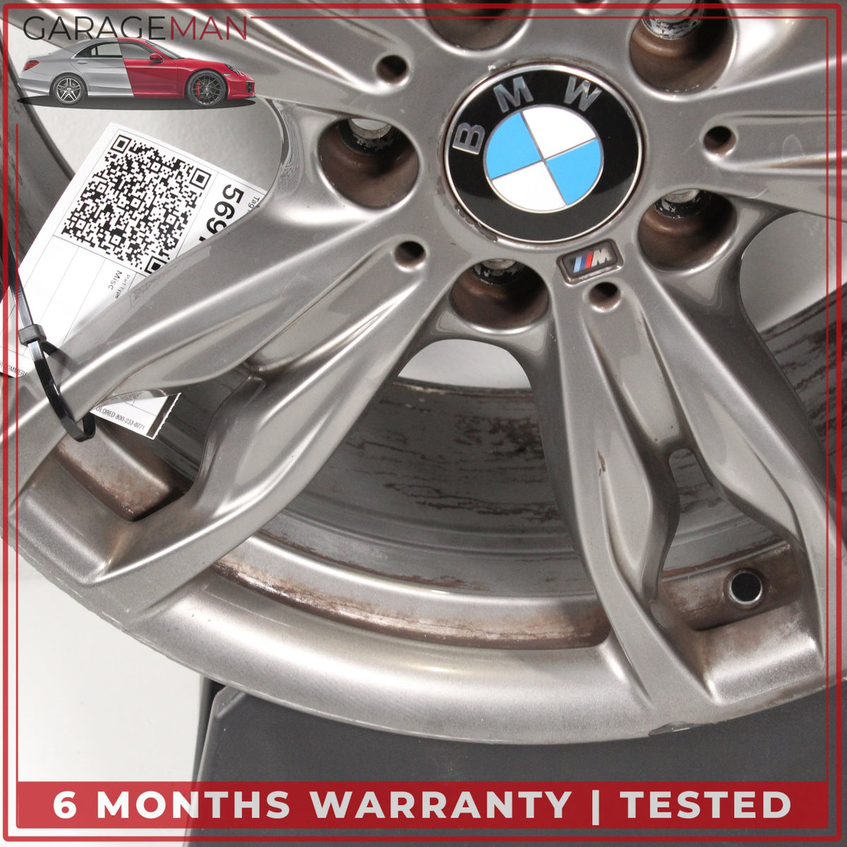 2014-2021 BMW M235i F22 M Double Spoke 436 Wheel Rim Rear (8Jx18 ET52) OEM