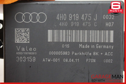2012-2018 Audi A6 C7 Sedan Parking Aid Assist Control Module 4H0919475J Genuine
