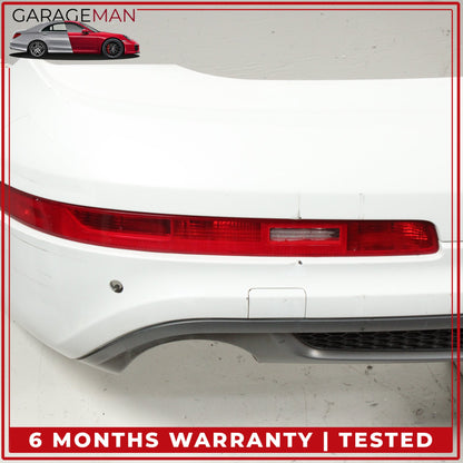 2010-2015 Audi Q7 Rear Bumper Cover Panel Glacier White Metallic OEM