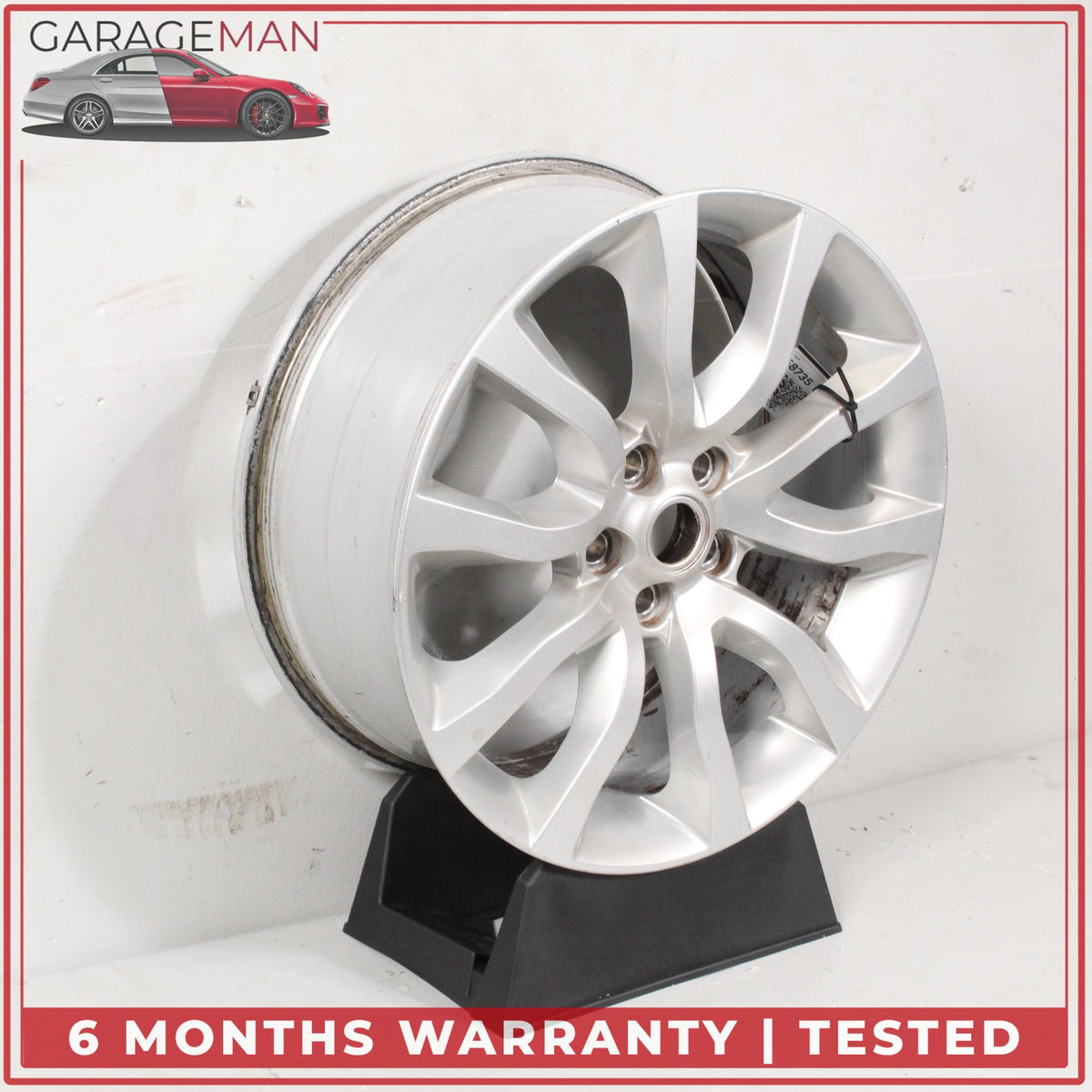 2014-2022 LR Range Rover Sport L494 8.5 x 20 20" Wheel Rim Silver DK621007DB OEM