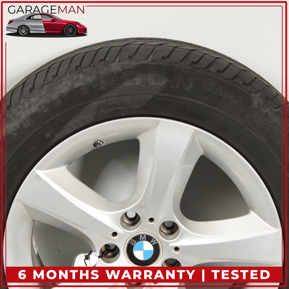 2007-2013 BMW X5 E70 Front or Rear Wheel Rim w/ Tire 8.5JX18EH2 IS46 6772243 OEM