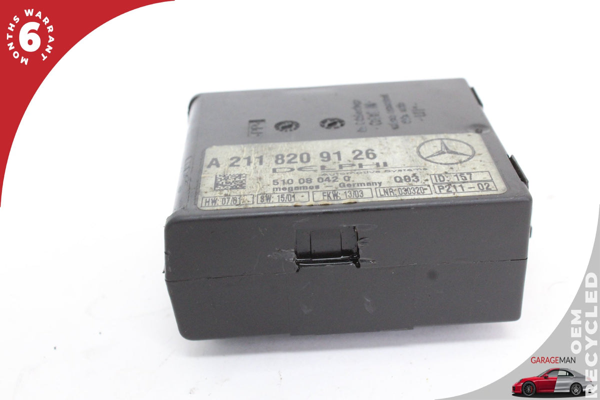 2000-2012 Mercedes W220 S55 AMG Anti Theft Alarm Control Module 2118209126 OEM