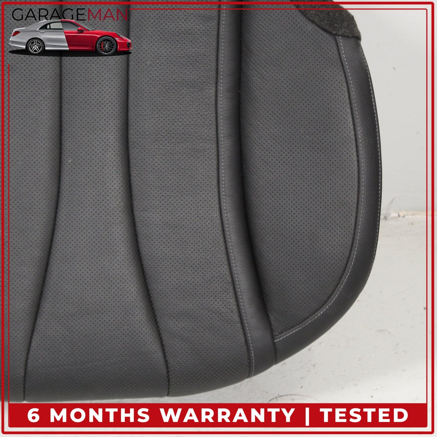 2014-2020 Mercedes W222 S550e Rear Lower Bottom Seat Cushion Black OEM