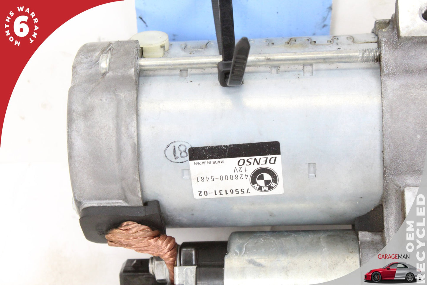 2011-2016 BMW 550i F10 N63 4.4L Engine Motor Starter 7556131