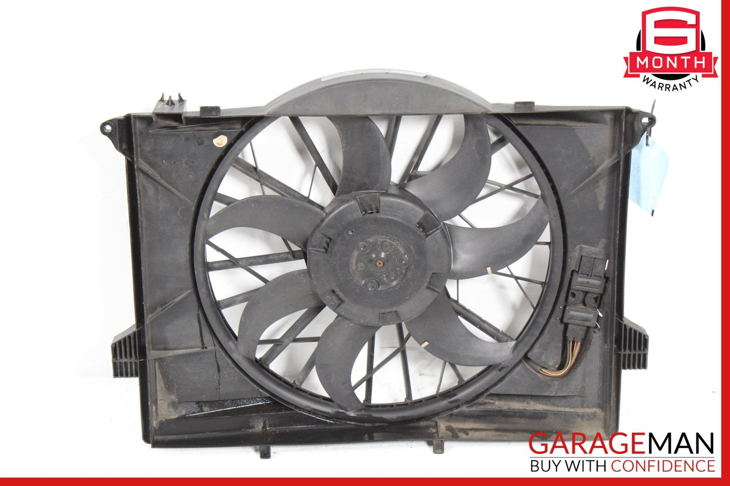 2003-2012 Mercedes R230 SL500 Engine Radiator Cooling Fan Motor Assembly OEM