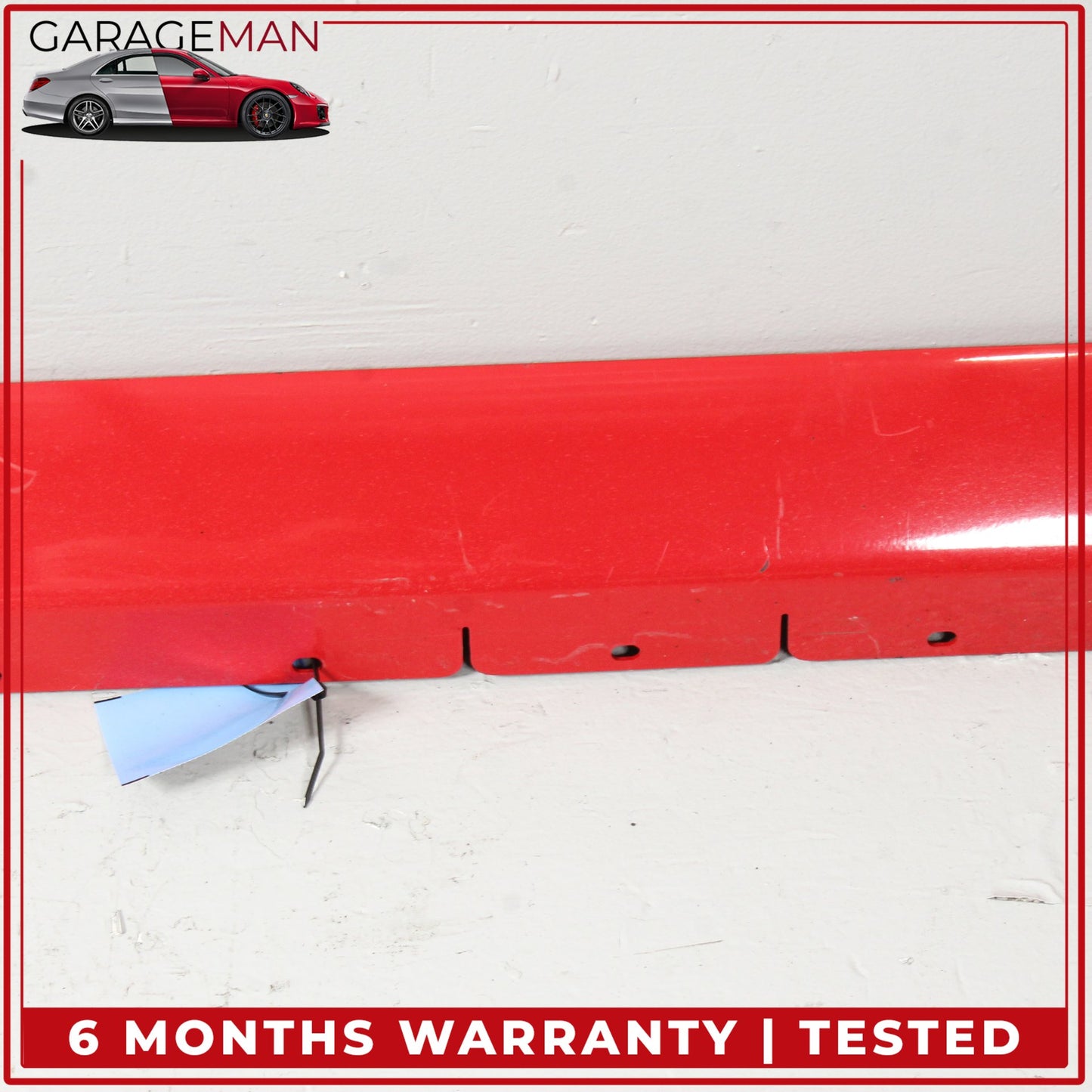 2002-2005 Ford Thunderbird Left Side Skirt Rocker Panel Red 1W637610155A OEM