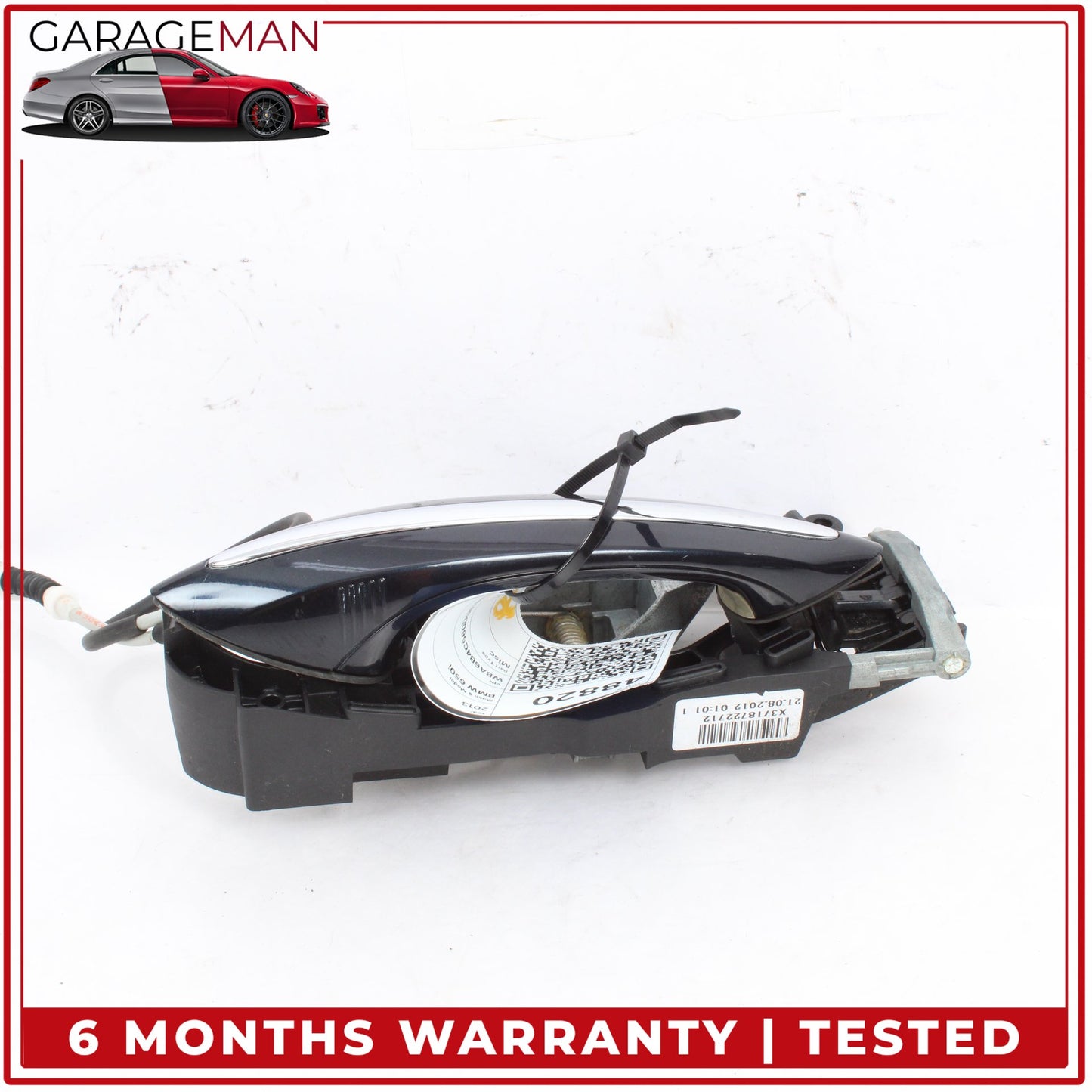2012-2019 BMW 650i Rear Left Driver Side Exterior Door Handle Black 7249981 OEM