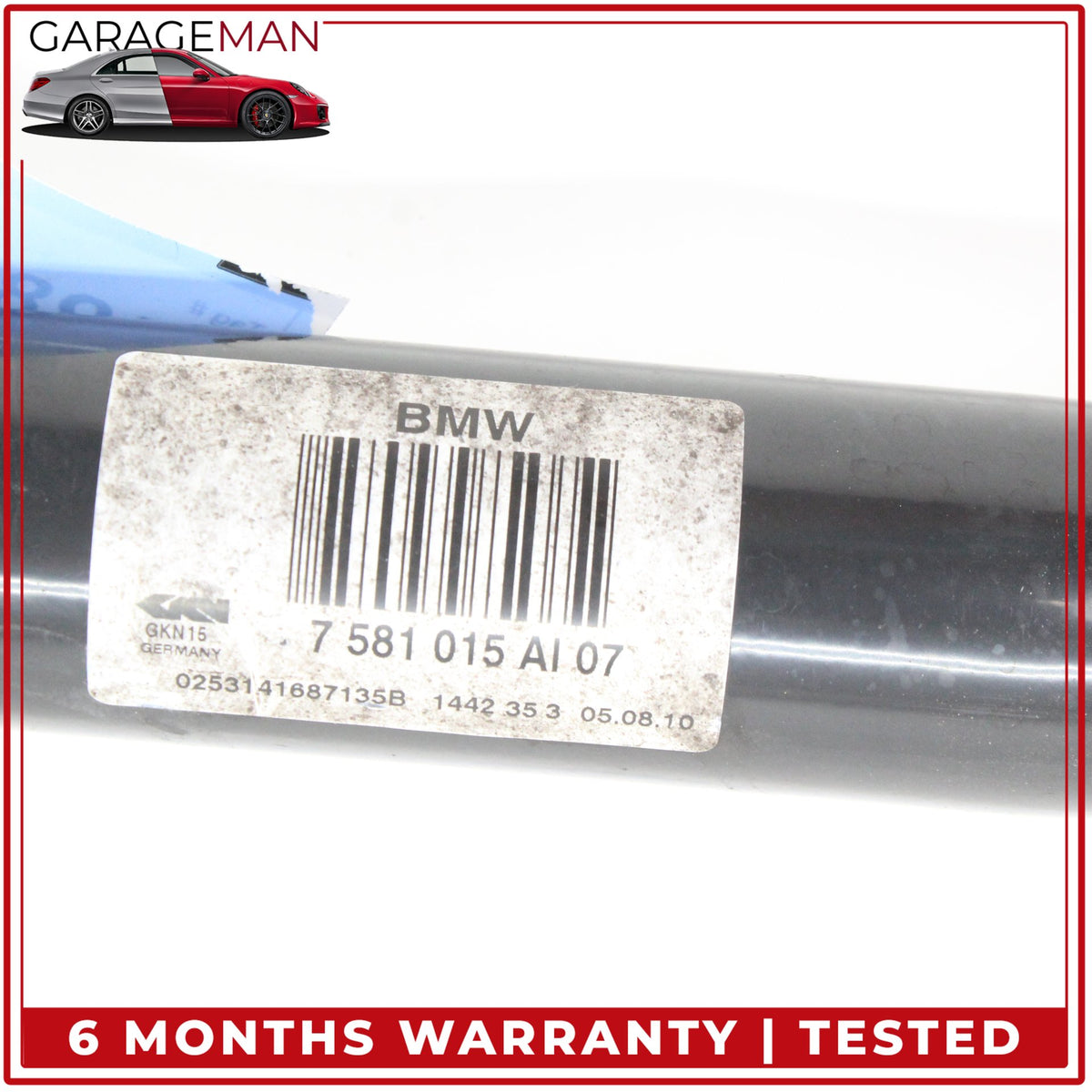 2011-2016 BMW 550i 535i 528i Rear Left Side CV Axle Drive Shaft 7581015 OEM