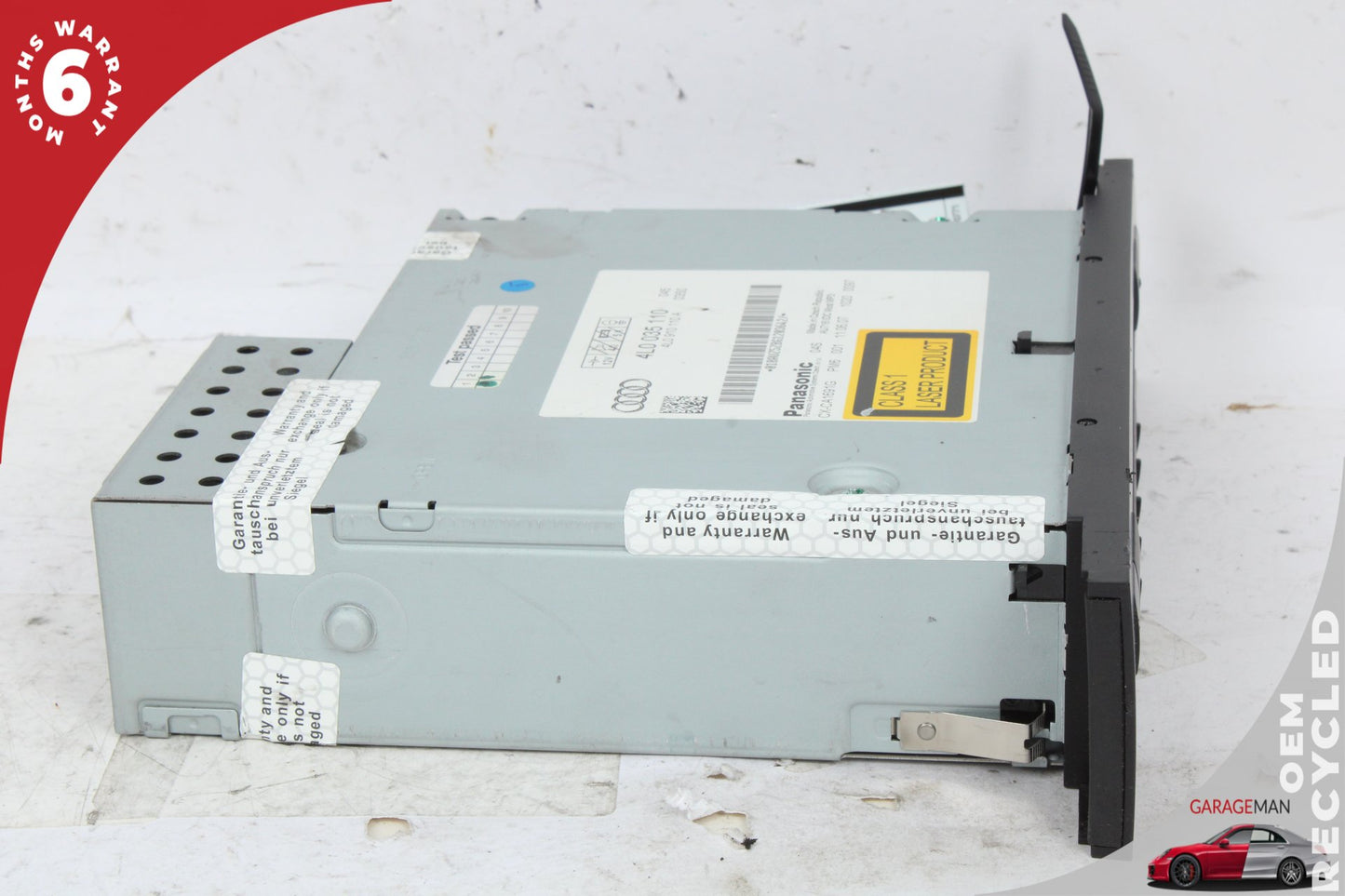 2007-2009 Audi Q7 4L Station Wagon CD Changer 6 Disk Player 4L0035110 OEM