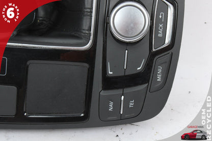 2012-2015 Audi A6 Front Center Console Switches w/ Trim &amp; Shifter Knob OEM