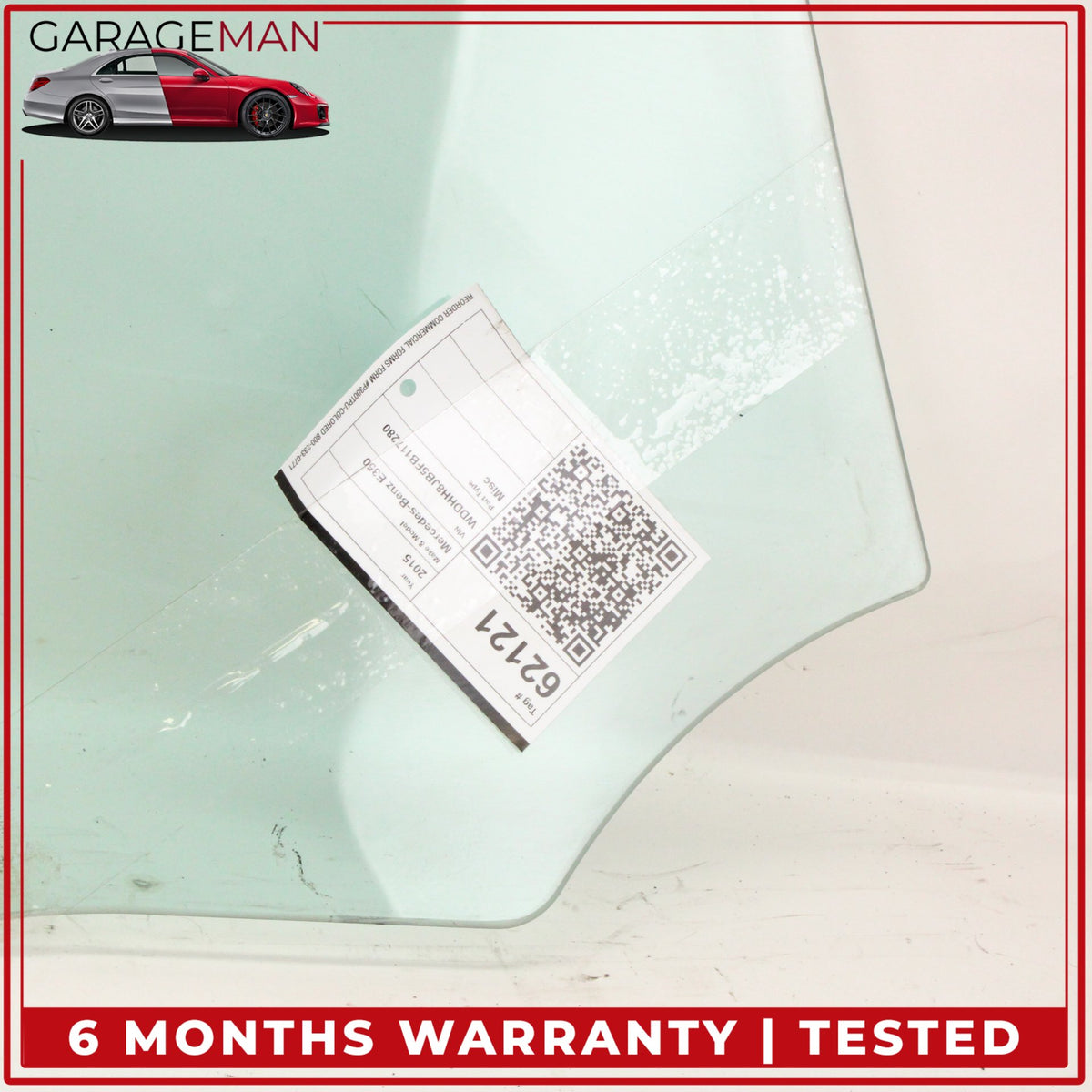 2010-2016 Mercedes W212 E350 Front Left Driver Side Door Window Glass OEM