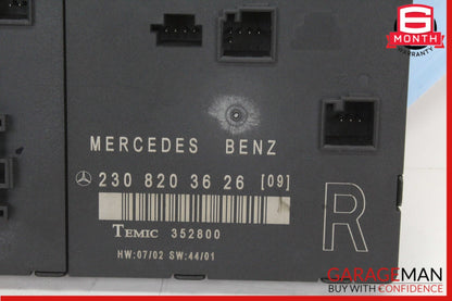 2003-2012 Mercedes SL500 R230 Right Front Door Control Module 2308203626 OEM