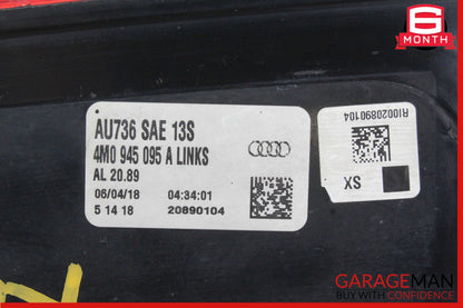 2017-2019 Audi Q7 Rear Left Side Tail Light Lamp 4M0945095
