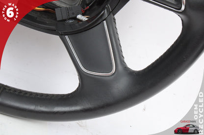 2012-2018 Audi A6 A7 S6 S7 Front Left Side Steering Wheel Black 4G0419091N OEM