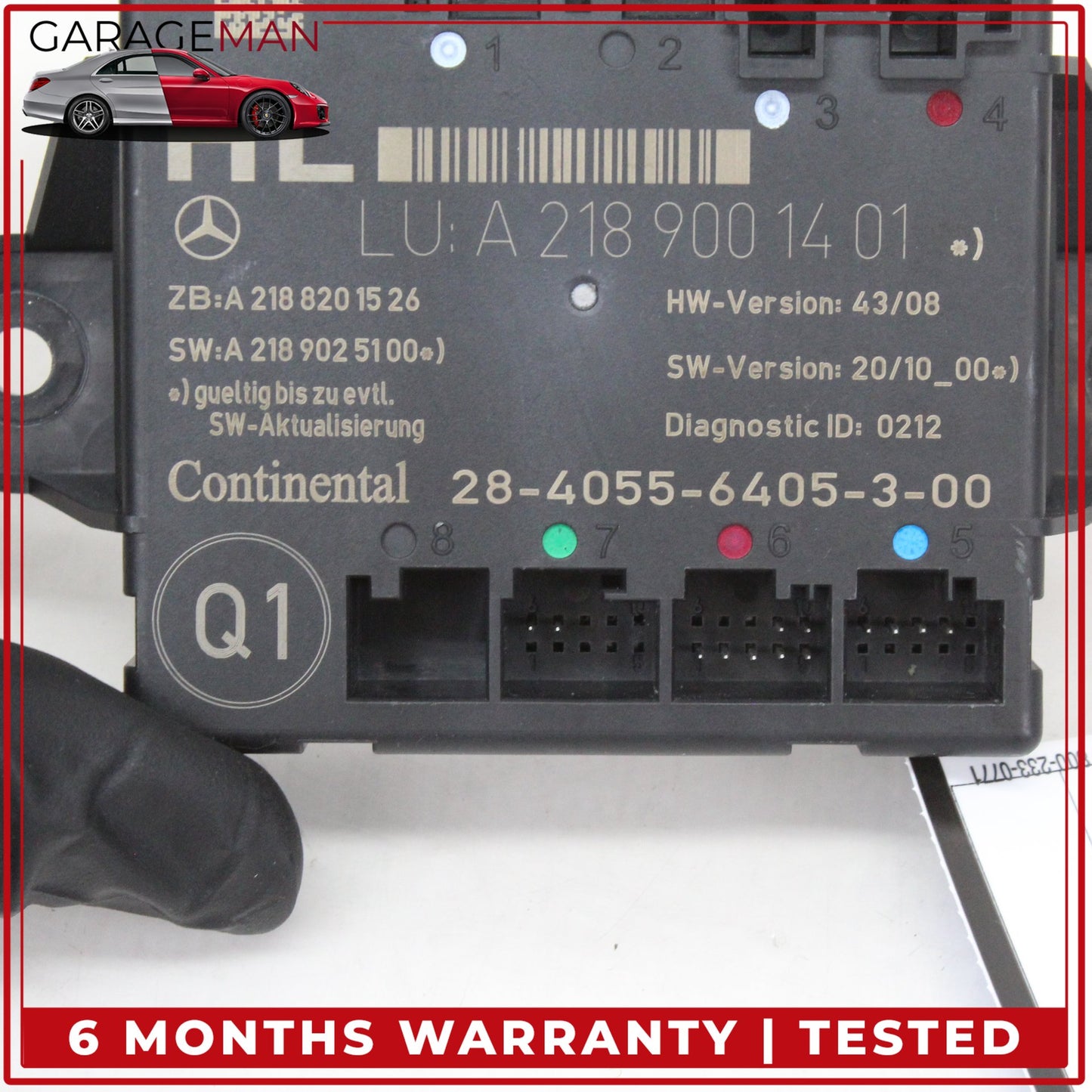 2008-2018 Mercedes-Benz CLS550 W218 Sedan Left Rear Door Control Module 2189001401 OEM