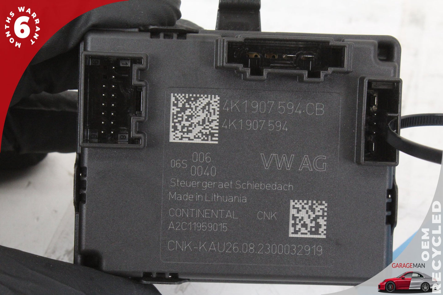 2022-2024 Audi A3 Sedan Sunroof Control Module 4K1907594CB