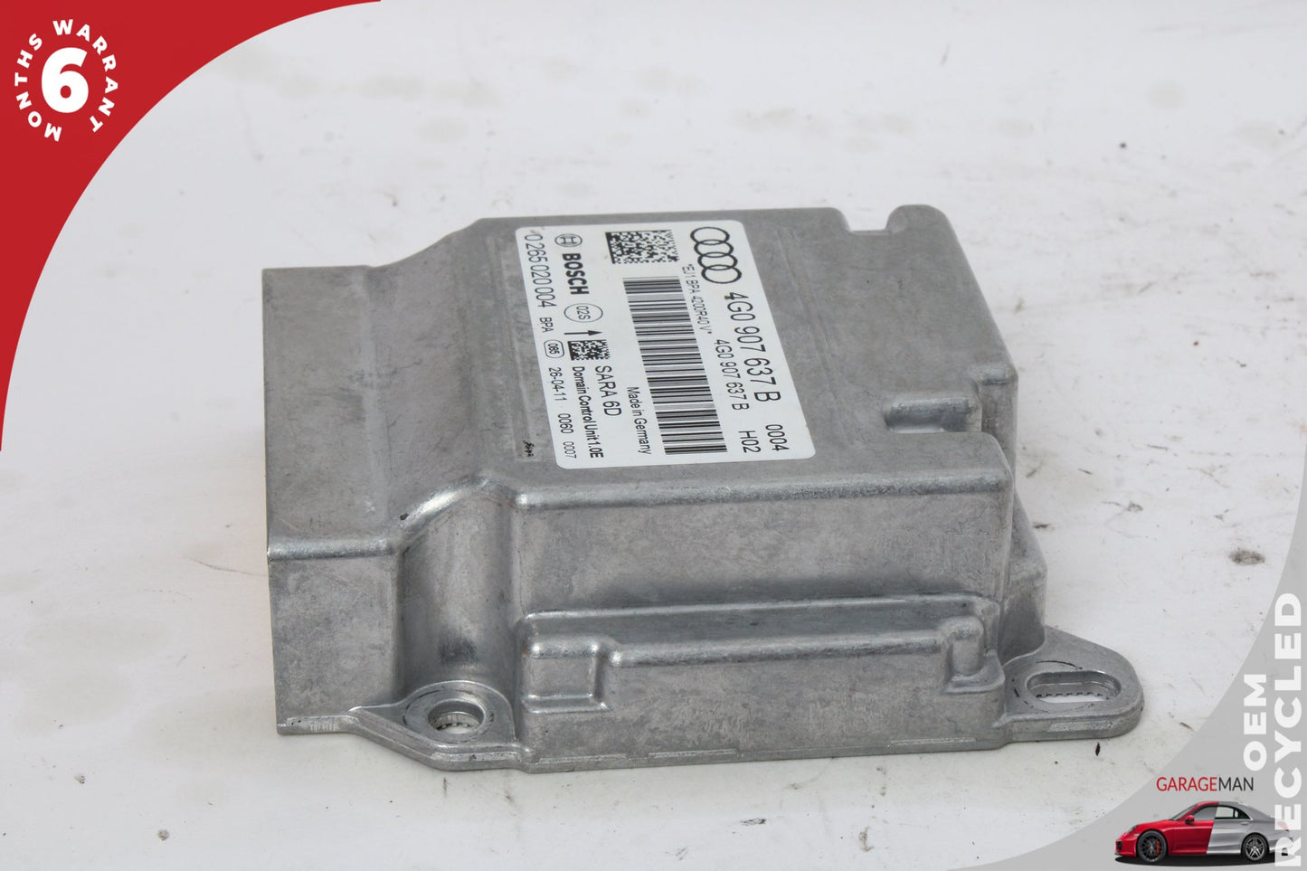 12-18 Audi A6 C7 Yaw Rate Speed Control Module 4G0907637B Genuine