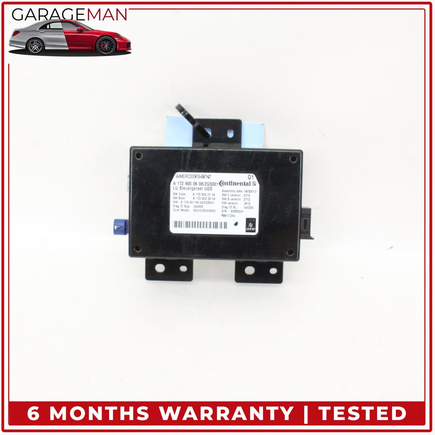 2012-2020 Mercedes W218 CLS550 SL550 Communication Control Module 1729022704 OEM