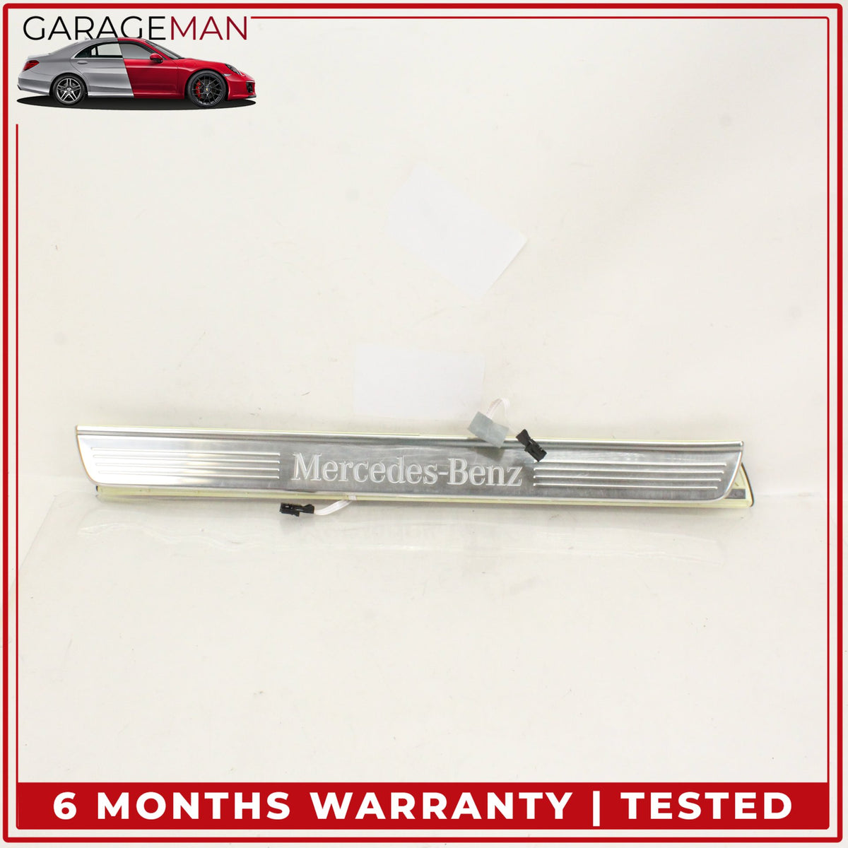 2014-2020 Mercedes W222 S550e Front and Rear Illuminated Door Step Sill Set OEM