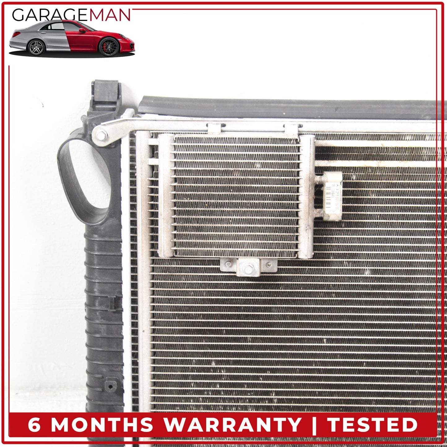 2003-2006 Mercedes R230 SL500 Engine Cooling Radiator AC Condenser Assembly OEM