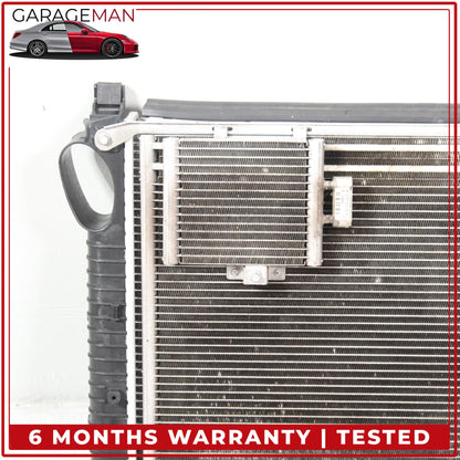 2003-2006 Mercedes R230 SL500 Engine Cooling Radiator AC Condenser Assembly OEM