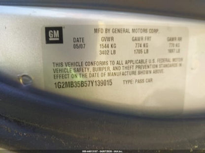 Parting Out- 2007 Pontiac Solstice- 100