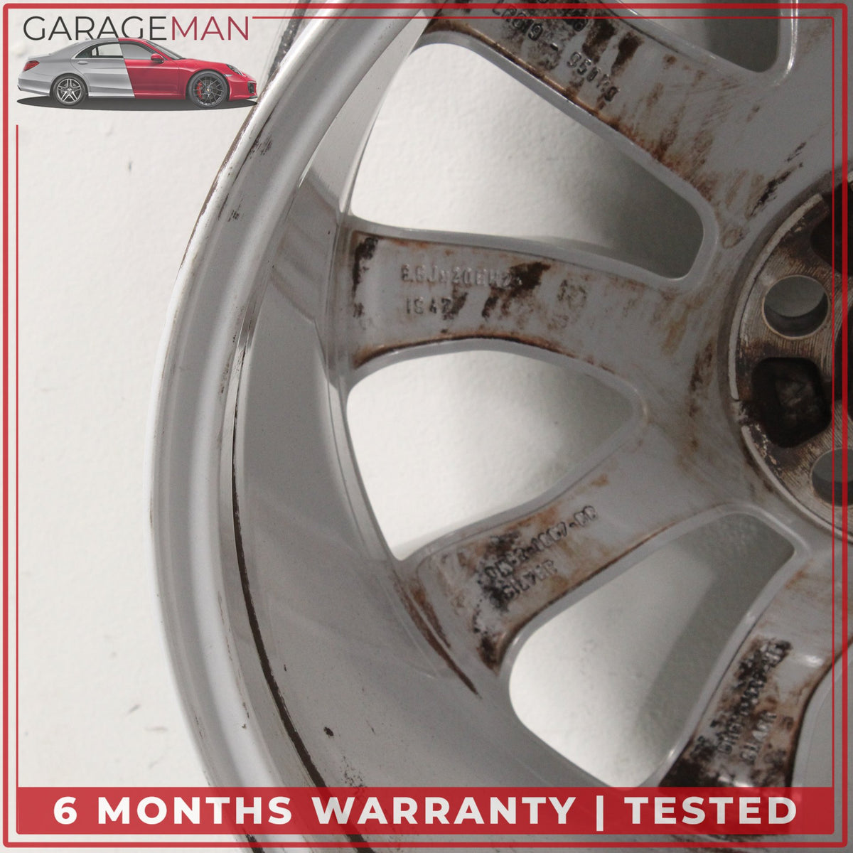 2014-2022 LR Range Rover Sport L494 8.5 x 20 20" Wheel Rim Silver DK621007DB OEM