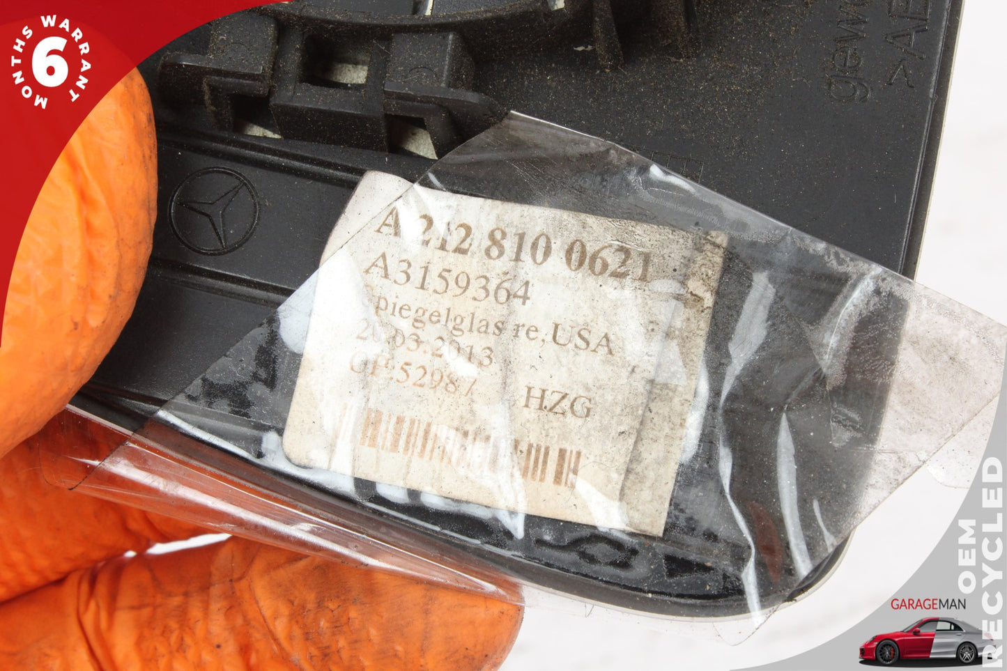 2010-2016 Mercedes W212 E350 C350 CL550 Right Door Mirror Glass 2128100621 OEM