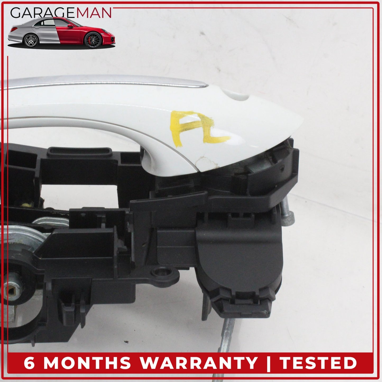 2011-2016 BMW 550i 535i Front Left Driver Side Exterior Door Handle White OEM
