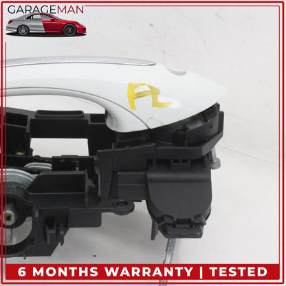 2011-2016 BMW 550i 535i Front Left Driver Side Exterior Door Handle White OEM