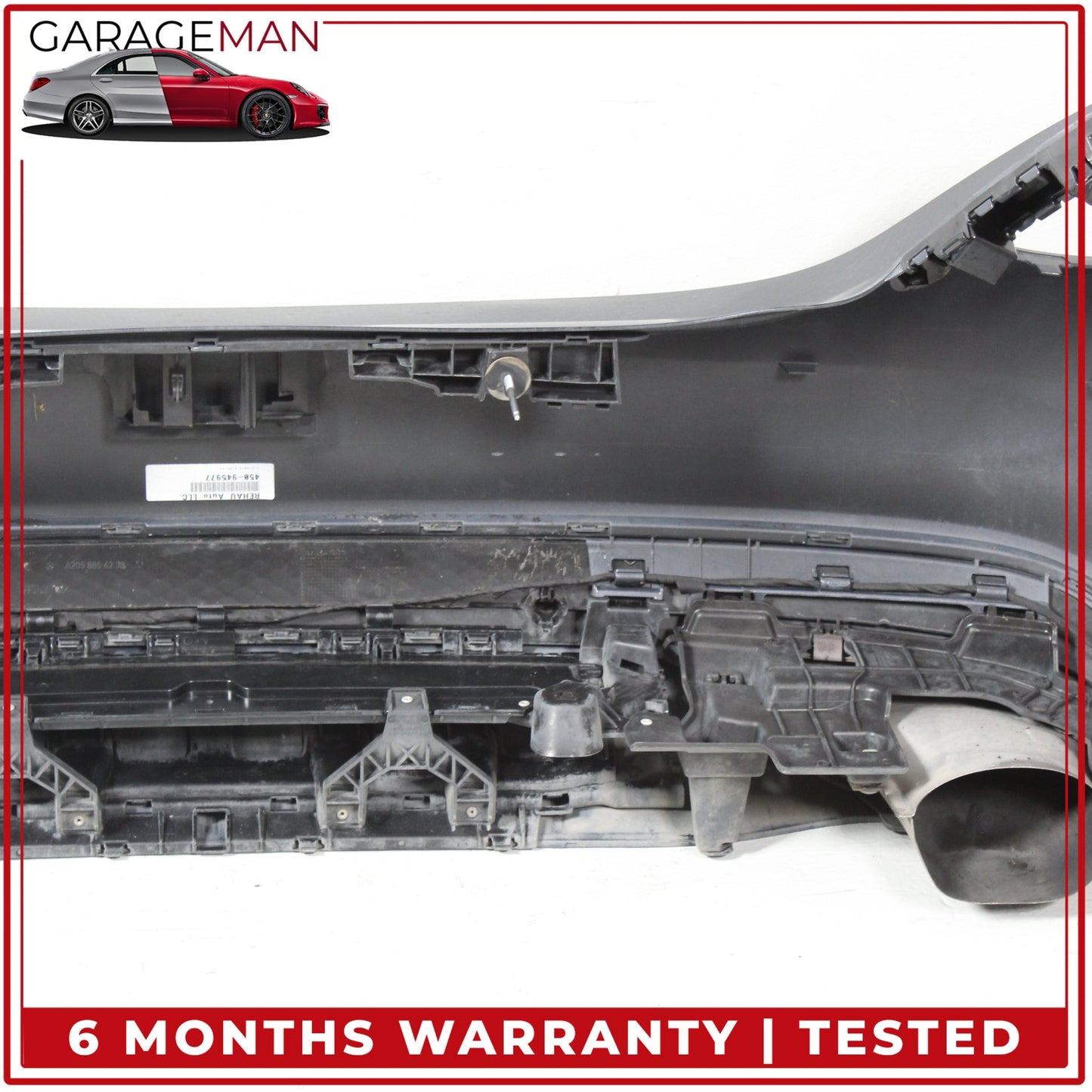 2015-2018 Mercedes W205 C300 Sedan Sport Rear Bumper Cover Assembly Gray OEM