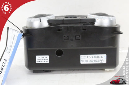 2003-2012 Mercedes R230 SL500 SL550 AC A/C Heater Climate Control Panel OEM