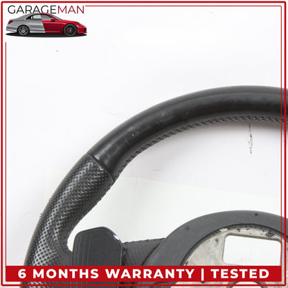 2012-2015 Audi Q7 Front Left Steering Wheel w/ Paddle Shifters 4L0419091AS OEM