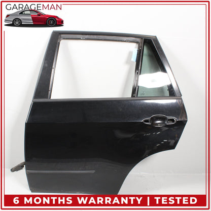 2007-2013 BMW X5 E70 Rear Left Side Door Shell Black w/ Window Regulator OEM