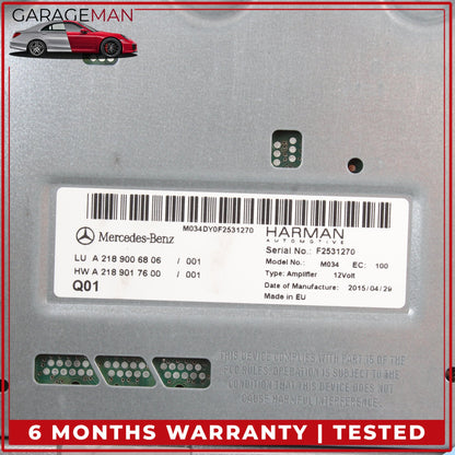 2014-2020 Mercedes C207 E400 Coupe Harman Becker Amplifier AMP 2189006806 OEM