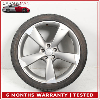2012-2018 Audi A6 S6 Front or Rear 5 Spoke Wheel Rim w/ Tire 8.5JX20H2 ET45 OEM