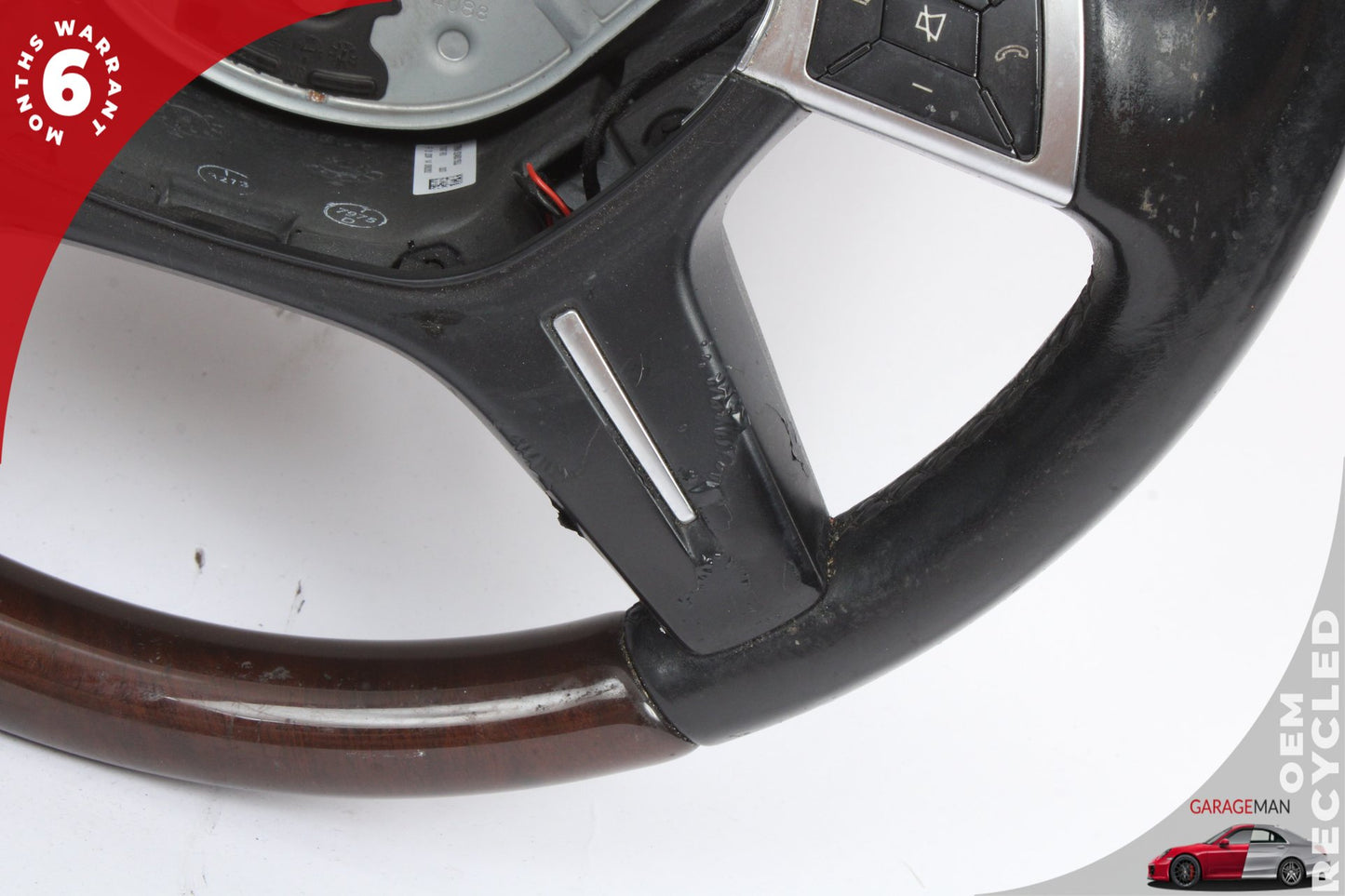 12-16 Mercedes-Benz GL550 X166 Driver Steering Wheel w/ Paddle Shifters 16646049